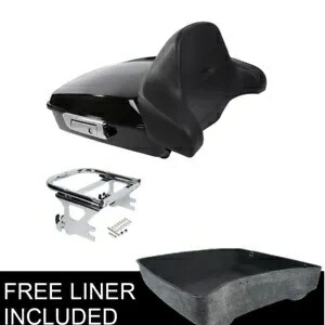 チョップド トランク バックレスト 2 アップ マウント ハーレー ツアー パック エレクトラ グライド 97-08 に適合 Chopped Trunk Backrest 2 Up Mount Fit For Harley Tour Pak Electra Glide 97-08 【並行輸入品】