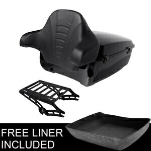 キングパック トランクバックレストパッド & 2Up マウント ハーレー TourPak ツーリング 14-UP に適合 King Pack Trunk Backrest Pad & 2Up Mount Fit For Harley TourPak Touring 14-UP 【並行輸入品】