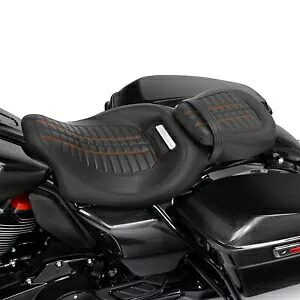 運転席助手席ピリオン ハーレーツーリング 2009-2023 オレンジブラックに適合 Driver Passenger Seat Pillion Fit For Harley Touring 2009-2023 Orange Black 【並行輸入品】 42,240円