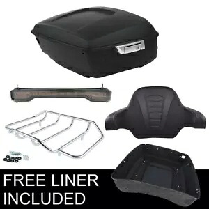 キングトランクバックレストブレーキターンテールライトハーレーツアーパックツーリング14-upに適合 King Trunk Backrest Brake Turn Tail Light Fit For Harley Tour Pak Touring 14-up 【並行輸入品】