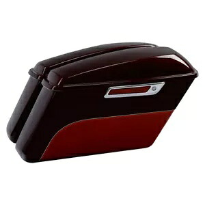 サドルバッグはハーレーツーリング FLHT 14-23 ミステリアスレッド/ベロシティレッド Sunglo に適合します。 Saddlebags Fit For Harley Touring FLHT 14-23 Mysterious Red/Velocity Red Sunglo 【並行輸入品】