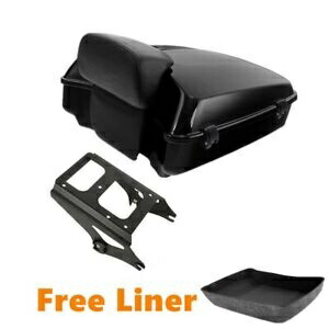 みじん切りトランクバックレストマウントラックハーレーツアーパックストリートグライド09-13に適合 Chopped Trunk Backrest Mount Rack Fit For Harley Tour Pak Street Glide 09-13 【並行輸入品】