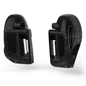下部ベント付きフェアリング ハーレーツーリング 14-up ダークスレートキャンディ/アークティックブラックに適合 Lower Vented Fairing Fit For Harley Touring 14-up Dark Slate Candy/Arctic Black 【並行輸入品】