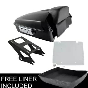 チョップド トランク パッド マウント & ベース プレート ハーレー ツアー パック ツーリング 14-24 2019 に適合 Chopped Trunk Pad Mount & Base Plate Fit For Harley Tour Pak Touring 14-24 2019 【並行輸入品】