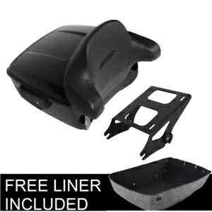 キングパック トランク バックレスト マウント ラック ハーレー ツアー パック ツーリング グライド 14 アップに適合 King Pack Trunk Backrest Mount Rack Fit For Harley Tour Pak Touring Glide 14-up 【並行輸入品】
