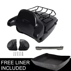 King トランクパッド テールライト & スピーカー ハーレー TourPak ツーリング 14 以降に適合 King Trunk Pad Tail Light &Speakers Fit For Harley TourPak Touring 14-later 【並行輸入品】