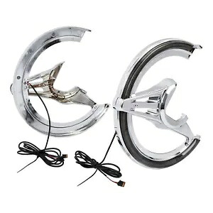 ブレーキローターカバー LED アンバーライトスモークレンズ FitFor ホンダ ゴールドウィング GL1800 18-23 Brake Rotor Covers LED Amber Light Smoke Lens FitFor Honda Goldwing GL1800 18-23 【並行輸入品】