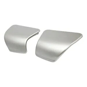 ABS プラスチックグローブボックスドアハーレーロードグライド 15 以降シルバーフォーチュンに適合 ABS Plastic Glove Box Doors Fit For Harley Road Glide 15-later Silver Fortune 【並行輸入品】