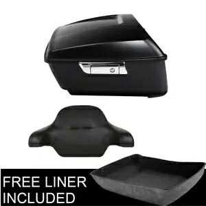 マットキングパック トランク + バックレスト ハーレー ツアーパック ツーリング ロードキング 14-UP に適合 Matte King Pack Trunk +Backrest Fit For Harley Tour Pak Touring Road King 14-UP 【並行輸入品】