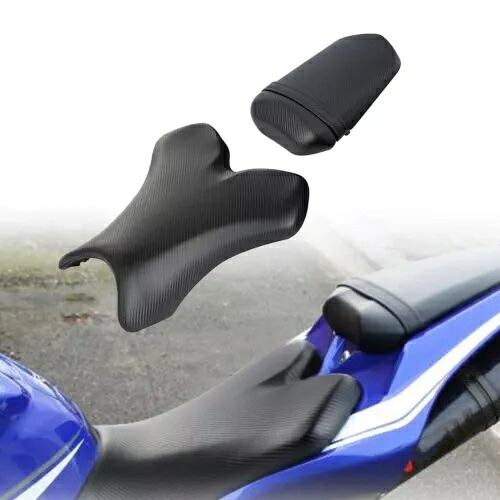 ブラック運転席助手席クッションヤマハ YZF R1 YZFR1 2004-2006 2005 に適合 Black Driver Passenger Seat Cushion Fit For Yamaha YZF R1 YZFR1 2004-2006 2005 【並行輸入品】