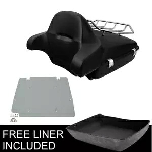 マットチョップドトランクパッドトップレール&プレートハーレーツアーパックロードキング14-24に適合 Matte Chopped Trunk Pad Top Rail & Plate Fit For Harley Tour Pak Road King 14-24 【並行輸入品】 66,550円