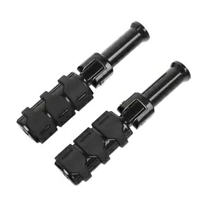 助手席フットペグ フットレスト ハーレー FLSL ソフテイル スリム 107 2018-2020 ブラックに適合 Passenger Footpeg Footrest Fit For Harley FLSL Softail Slim 107 2018-2020 Black 【並行輸入品】