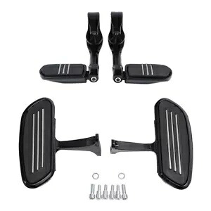 助手席フロアボード & ハイウェイフットペグマウント ハーレーストリートグライド 93-23 に適合 Passenger Floorboard & Highway Footpeg Mount Fit For Harley Street Glide 93-23 【並行輸入品】
