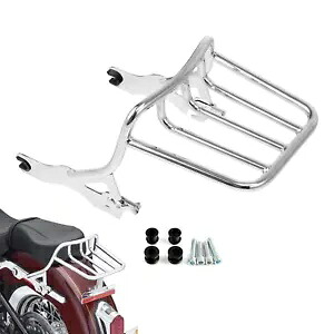 クローム 2Up 荷物ラック + ドッキングマウントキット ハーレー FLDE FLHC FLHCS 18-up に適合 Chrome 2Up Luggage Rack+Docking Mount Kit Fit For Harley FLDE FLHC FLHCS 18-up 【並行輸入品】