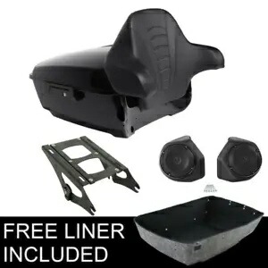 キングパック トランクスピーカーマウントラック ハーレーツアーパックツーリング FLHT 14-24用 King Pack Trunk Speakers Mount Rack Fit For Harley Tour Pak Touring FLHT 14-24 【並行輸入品】