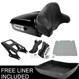 マウントドッキングベースプレート付きチョップドトランク ハーレーツアーパックツーリング14以降に適合 Chopped Trunk w/ Mount Docking Base Plate Fit For Harley Tour Pak Touring 14-up 【並行輸入品】 75,625円