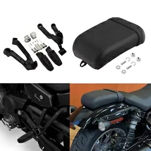 助手席&フットペグレストフィット ハーレーナイトスタースペシャル RH975S 23+ ブラック Passenger Seat & Footpegs Rest Fit For Harley Nightster Special RH975S 23+ Black 【並行輸入品】