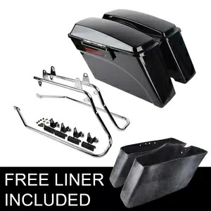 Vivid サドルバッグライナー変換ブラケットハーレーソフテイルヘリテージ 84-17 に適合 Vivid Saddlebags Liner Conversion Brackets Fit For Harley Softail Heritage 84-17 【並行輸入品】