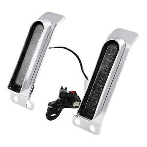 LED サドルバッグサポートフィラーライト ハーレーロードグライドウルトラ FLTRU 14-23 に適合 LED Saddlebag Support Filler Lights Fit For Harley Road Glide Ultra FLTRU 14-23 【並行輸入品】