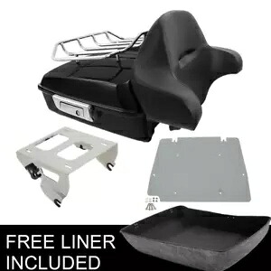 チョップドパック トランク ソロ マウント ラック ハーレー ツアー パック ロード キング グライド 14 アップに適合 Chopped Pack Trunk Solo Mount Rack Fit For Harley Tour Pak Road King Glide 14-up 【並行輸入品】