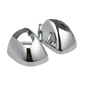 オートバイのバックミラーカバー ホンダ GL1800 ゴールドウィング 01-17 クロームに適合 Motorcycle Rear View Mirrors Cover Fit for Honda GL1800 GOLDWING 01-17 Chrome 【並行輸入品】