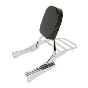 バックレスト シーシーバー 荷物ラック ホンダ シャドウ スピリット VT 750DC 01-03 05-07 に適合 Backrest Sissy Bar Luggage Rack Fit For Honda Shadow Spirit VT 750DC 01-03 05-07 【並行輸入品】