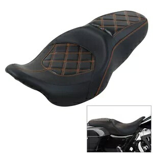 ブラック運転席助手席フィットハーレーツーリングウルトラリミテッド FLHTK 09-21 Black Driver Passenger Seat Fit For Harley Touring Ultra Limited FLHTK 09-21 【並行輸入品】