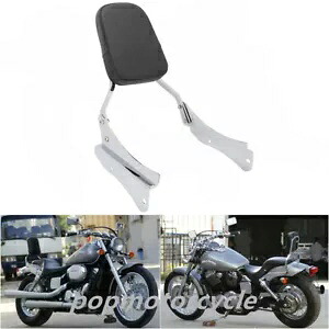クローム シーシーバー バックレスト ソフトパッド ホンダ シャドウ スピリット 750 VT750DC 2001-2008用 Chrome Sissy Bar Backrest Soft Pad for Honda Shadow Spirit 750 VT750DC 2001-2008 【並行輸入品】