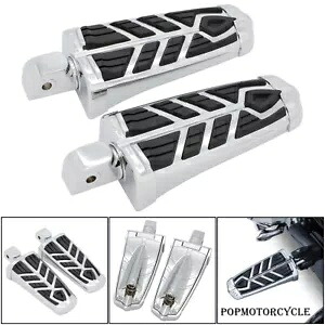 クローム後部乗客フットペグフットレストペダルヤマハ V スター 1100 1999-2009 Chrome Rear Passenger FootPegs Footrests Pedals For Yamaha V-Star 1100 1999-2009 【並行輸入品】