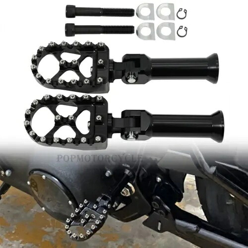 後部乗客フットペグフットレストブラケットハーレーソフテイルスリム FLSL 2018-2020 Rear Passenger Footpegs Footrest Brackets For Harley Softail Slim FLSL 2018-2020 【並行輸入品】