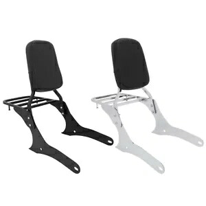 バックレスト シーシーバー 荷物ラック ホンダ Rebel 300 500 CMX300 CMX500 2017-2022用 Backrest Sissy Bar Luggage Rack for Honda Rebel 300 500 CMX300 CMX500 2017-2022 【並行輸入品】