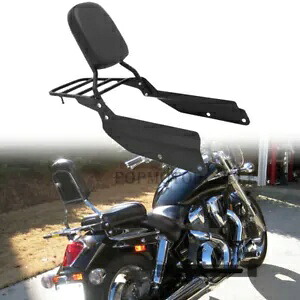 バックレスト シーシーバー 荷物ラック 02-Up Honda VTX1300 VTX1800 のみ C & F モデル用 Backrest Sissy Bar Luggage Rack for 02-Up Honda VTX1300 VTX1800 ONLY C & F Model 【並行輸入品】