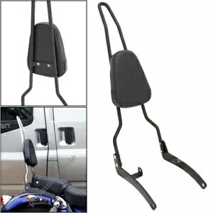 ブラックトールシーシーバーバックレストソフトパッドフィットヤマハビラーゴ XV400 XV535 XV535S Black Tall Sissy Bar Backrest Soft Pad Fit For Yamaha Virago XV400 XV535 XV535S 【並行輸入品】