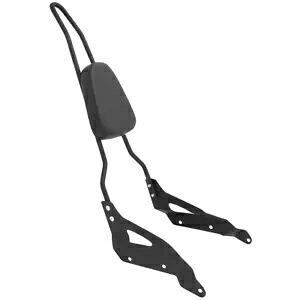 ブラック 助手席バックレスト トール シーシーバー ホンダ シャドウ 750 VT750RS 2010-2022用 Black Passenger Backrest Tall Sissy Bar for Honda Shadow 750 VT750RS 2010-2022 【並行輸入品】
