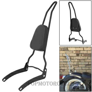 バックレスト シーシーバー ソフトパッド ヤマハ ビラーゴ XV125 XV250 V スター 250 1989-2023用 Backrest Sissy Bar Soft Pad for Yamaha Virago XV125 XV250 V Star 250 1989-2023 【並行輸入品】