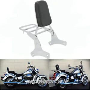 シャドウ400 シーシーバー 楽天市場】キャリア付き バックレスト メッキ ◇ 新品