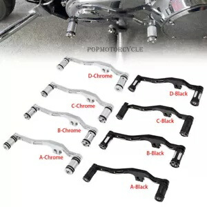 ヒールトゥシフトレバーシフターペグハーレーダイナファットストリートボブ CVO ミッドコントロール用 Heel Toe Shift Lever Shifter Pegs For Harley Dyna Fat Street Bob CVO Mid Control 【並行輸入品】