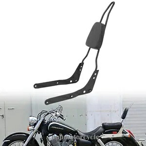 トールバックレスト シーシーバーパッド ホンダ シャドウ エアロ 750 VT750C VT750CA 04-12 ブラック Tall Backrest Sissy Bar Pad for Honda Shadow Aero 750 VT750C VT750CA 04-12 Black 【並行輸入品】