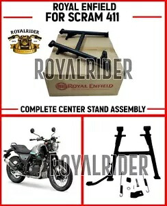 ロイヤル エンフィールド「コンプリート センター スタンド アセンブリ」スクラム 411 に適合 Fits Royal Enfield \