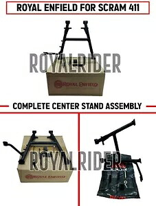 ロイヤル エンフィールド「コンプリート センター スタンド アセンブリ」スクラム 411 に適合 Fits Royal Enfield \