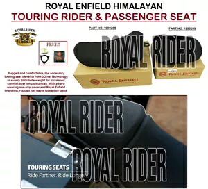 ロイヤル エンフィールド ヒマラヤ ツーリング ライダー & パッセンジャーシートに適合 - フリーオイルフィルター Fits Royal Enfield HIMALAYAN TOURING RIDER & PASSENGER SEAT - Free Oil Filter 【並行輸入品】