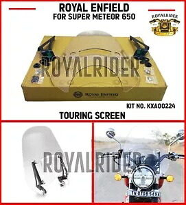 スーパーミーティア650用ロイヤルエンフィールド「ツーリングスクリーン」に適合します。 Fits Royal Enfield \