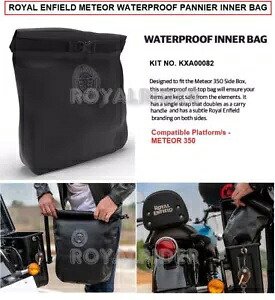 ロイヤルエンフィールド「防水パニアインナーバッグ」ミーティア350用 Fits Royal Enfield \