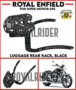 ロイヤルエンフィールド「ラゲッジリアラック ブラック スーパーメテオ650用」 Royal Enfield \