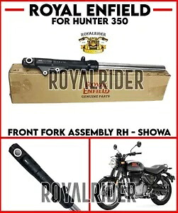 ロイヤルエンフィールド「フロントフォークアセンブリ RH - SHOWA ハンター 350 用」に適合 Fits Royal Enfield \