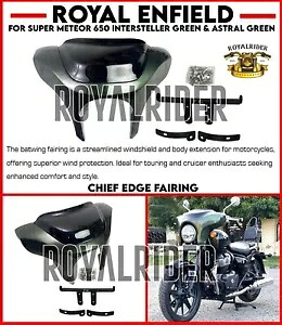 ロイヤルエンフィールドチーフエッジフェアリングに適合 - インターステラーグリーン、SUPER METEOR 650用 Fits  Enfield CHIEF EDGE FAIRING - INTERSTELLER GREEN For SUPER METEOR 650 【並行輸入品】