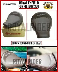 ロイヤルエンフィールドメテオール350「ブラウンツーリングライダーシート」に適合します。 Fits Royal Enfield Meteor 350 \