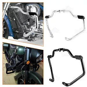 高速道路口ひげエンジンガードクラッシュバーインディアンチーフチーフテン 2014-2024 Highway Mustache Engine Guard Crash Bars For Indian Chief Chieftain 2014-2024 【並行輸入品】