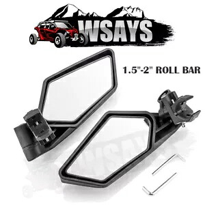 UTV サイドレーシングミラー調整可能なクランプ 1.5-2 ホンダパイオニア 500 520 700 1000 UTV Side Racing Mirror Adjustable Clamp 1.5-2 For Honda Pioneer 500 520 700 1000 【並行輸入品】