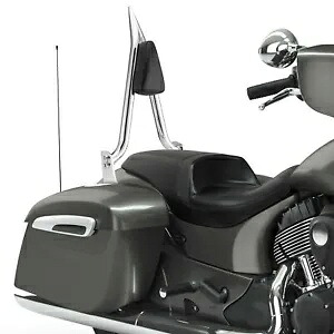 インディアン チーフテン スプリングフィールド ロードマスター チャレンジャー用 25 インチ バックレスト シーシーバー 25\